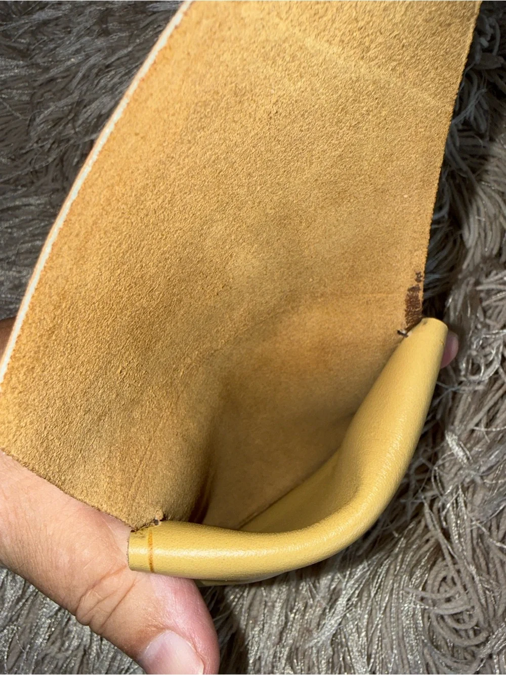Vintage leather wallet